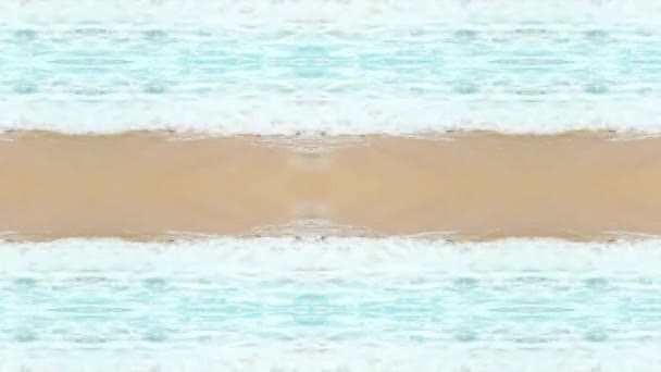 Ondas Mar Praia Arenosa — Vídeo de Stock