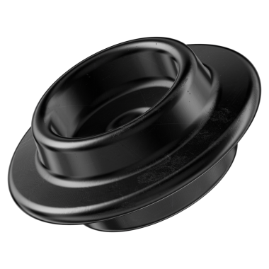 Soyut Siyah Geometrik 3B Tasarım Elementi Şeffaf Arkaplanda İzole Edildi