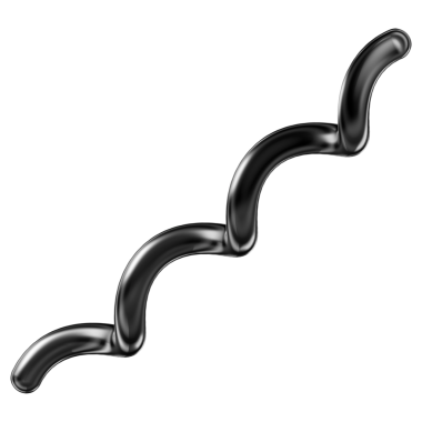 Soyut Siyah Geometrik 3B Tasarım Elementi Şeffaf Arkaplanda İzole Edildi