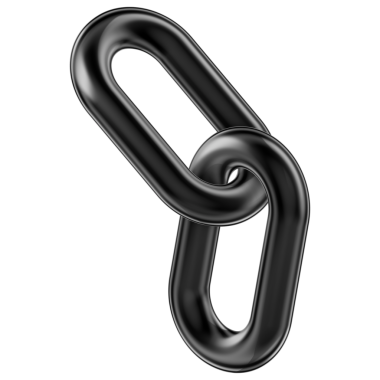 Soyut Siyah Geometrik 3B Tasarım Elementi Şeffaf Arkaplanda İzole Edildi