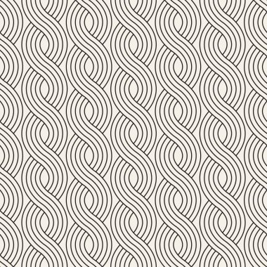 Vektörsüz geometrik desen. Soyut dekoratif arka plan çok şık. Birleştirilmiş satır dizaynı tekrarlanıyor.