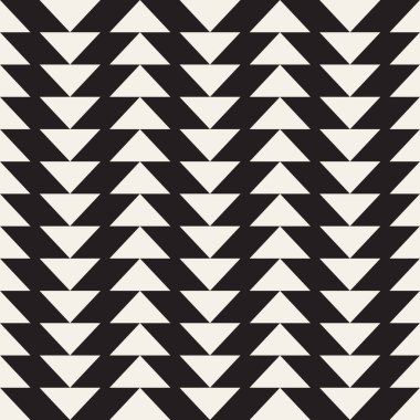 Vektör kusursuz desen. Geometrik elementler tekrarlanıyor. Modaya uygun tek renkli soyut arkaplan tasarımı.