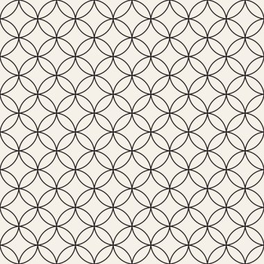 Japon estetiği ile Zarif Minimalist Tek Renkli Geometrik Vektör Kusursuz Desen