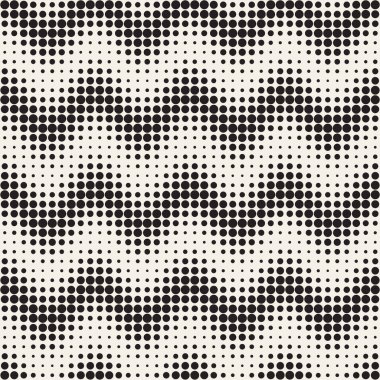 Modern Yarım Tonlama Noktalı Geometrik Vektör Kusursuz Desen. Cesur ve Şık Tasarımlar İçin Mükemmel.