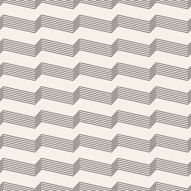 Vektör kusursuz desen. Geometrik soyut elementler tekrarlanıyor. Modaya uygun tek renkli arkaplan tasarımı.