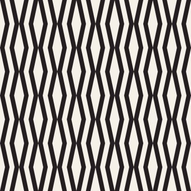 Vektör kusursuz desen. Geometrik soyut elementler tekrarlanıyor. Modaya uygun tek renkli arkaplan tasarımı.