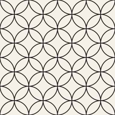 Vektör kusursuz desen. Geometrik soyut elementler tekrarlanıyor. Modaya uygun tek renkli arkaplan tasarımı.