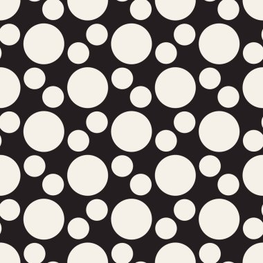 Vektör kusursuz desen. Geometrik soyut elementler tekrarlanıyor. Modaya uygun tek renkli arkaplan tasarımı.