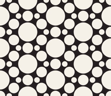 Vektör kusursuz desen. Geometrik soyut elementler tekrarlanıyor. Modaya uygun tek renkli arkaplan tasarımı.