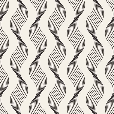 Vektör kusursuz desen. Geometrik soyut elementler tekrarlanıyor. Modaya uygun tek renkli arkaplan tasarımı.