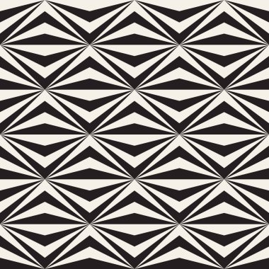 Vektör kusursuz desen. Geometrik soyut elementler tekrarlanıyor. Modaya uygun tek renkli arkaplan tasarımı.