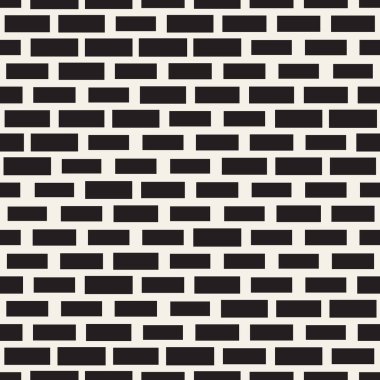 Vektör kusursuz desen. Geometrik soyut elementler tekrarlanıyor. Modaya uygun tek renkli arkaplan tasarımı.