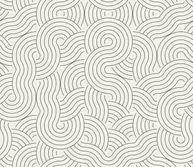 Vektör kusursuz desen. Geometrik soyut elementler tekrarlanıyor. Modaya uygun tek renkli arkaplan tasarımı.