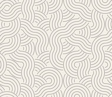 Vektör kusursuz desen. Geometrik soyut elementler tekrarlanıyor. Modaya uygun tek renkli arkaplan tasarımı.