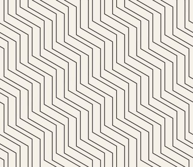 Vektör kusursuz desen. Geometrik soyut elementler tekrarlanıyor. Modaya uygun tek renkli arkaplan tasarımı.