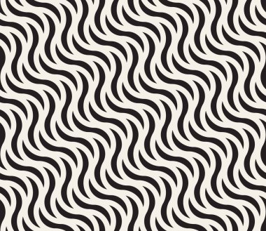 Vektör kusursuz desen. Geometrik soyut elementler tekrarlanıyor. Modaya uygun tek renkli arkaplan tasarımı.