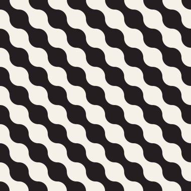 Vektör kusursuz desen. Geometrik soyut elementler tekrarlanıyor. Modaya uygun tek renkli arkaplan tasarımı.