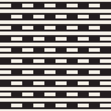 Vektör kusursuz desen. Geometrik soyut elementler tekrarlanıyor. Modaya uygun tek renkli arkaplan tasarımı.