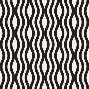 Vektör kusursuz desen. Geometrik soyut elementler tekrarlanıyor. Modaya uygun tek renkli arkaplan tasarımı.