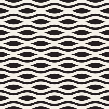 Vektör kusursuz desen. Geometrik soyut elementler tekrarlanıyor. Modaya uygun tek renkli arkaplan tasarımı.