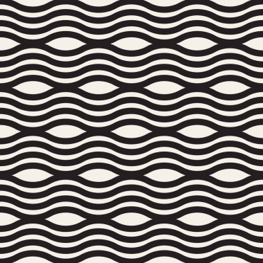 Vektör kusursuz desen. Geometrik soyut elementler tekrarlanıyor. Modaya uygun tek renkli arkaplan tasarımı.