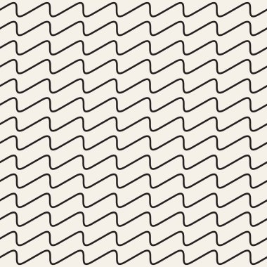 Vektör kusursuz desen. Geometrik soyut elementler tekrarlanıyor. Modaya uygun tek renkli arkaplan tasarımı.