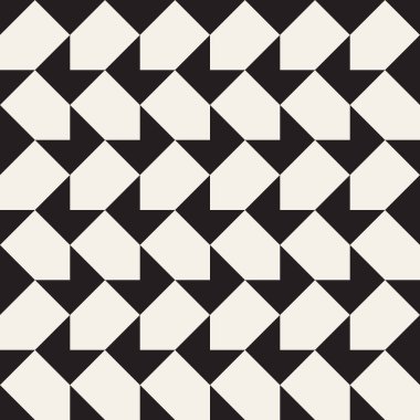 Vektör kusursuz desen. Geometrik soyut elementler tekrarlanıyor. Modaya uygun tek renkli arkaplan tasarımı.