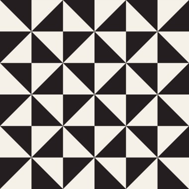 Vektör kusursuz desen. Geometrik soyut elementler tekrarlanıyor. Modaya uygun tek renkli arkaplan tasarımı.