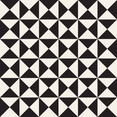 Vektör kusursuz desen. Geometrik soyut elementler tekrarlanıyor. Modaya uygun tek renkli arkaplan tasarımı.