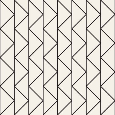 Vektör kusursuz desen. Geometrik soyut elementler tekrarlanıyor. Modaya uygun tek renkli arkaplan tasarımı.