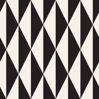 Vektör kusursuz desen. Geometrik soyut elementler tekrarlanıyor. Modaya uygun tek renkli arkaplan tasarımı.