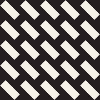 Vektör kusursuz desen. Geometrik soyut elementler tekrarlanıyor. Modaya uygun tek renkli arkaplan tasarımı.