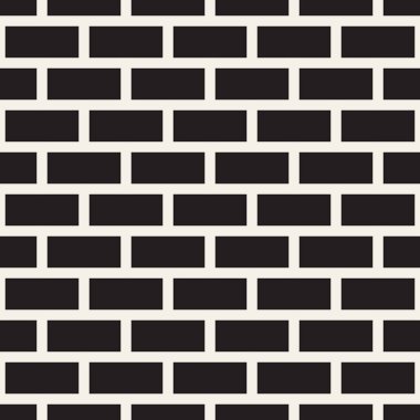 Vektör kusursuz desen. Geometrik soyut elementler tekrarlanıyor. Modaya uygun tek renkli arkaplan tasarımı.