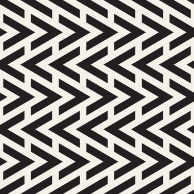 Vektör kusursuz desen. Geometrik soyut elementler tekrarlanıyor. Modaya uygun tek renkli arkaplan tasarımı.