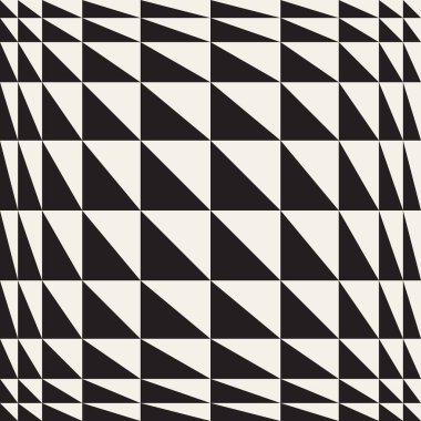 Vektör kusursuz desen. Geometrik soyut elementler tekrarlanıyor. Modaya uygun tek renkli arkaplan tasarımı.