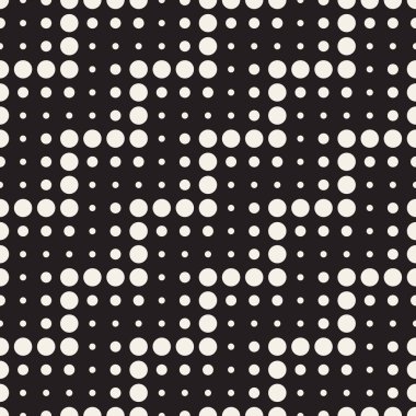 Vektör kusursuz desen. Geometrik soyut elementler tekrarlanıyor. Modaya uygun tek renkli arkaplan tasarımı.