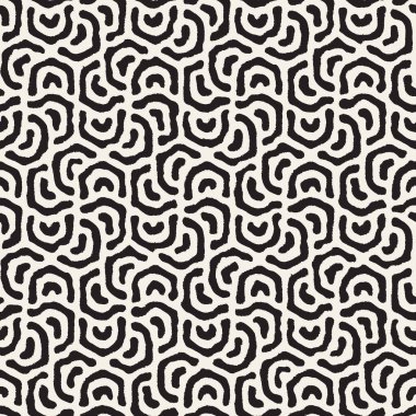 Vektörsüz el boyaması desen. Fırça darbeleriyle soyut dekoratif arka plan. Modaya uygun tek renkli el yapımı doku..