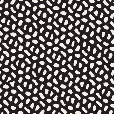 Vektörsüz el boyaması desen. Fırça darbeleriyle soyut dekoratif arka plan. Modaya uygun tek renkli el yapımı doku..