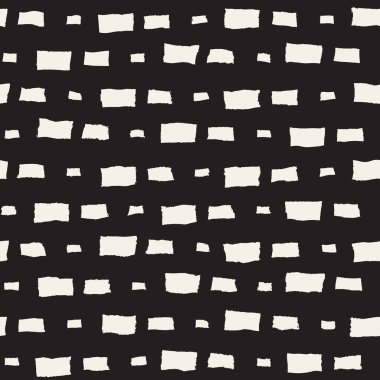 Vektörsüz el boyaması desen. Fırça darbeleriyle soyut dekoratif arka plan. Modaya uygun tek renkli el yapımı doku..