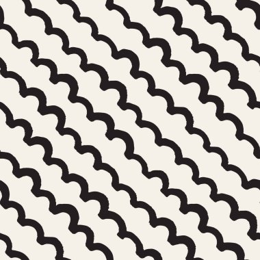 Vektörsüz el boyaması desen. Fırça darbeleriyle soyut dekoratif arka plan. Modaya uygun tek renkli el yapımı doku..