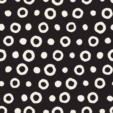 Vektörsüz el boyaması desen. Fırça darbeleriyle soyut dekoratif arka plan. Modaya uygun tek renkli el yapımı doku..