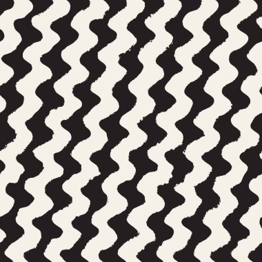 Vektörsüz el boyaması desen. Fırça darbeleriyle soyut dekoratif arka plan. Modaya uygun tek renkli el yapımı doku..