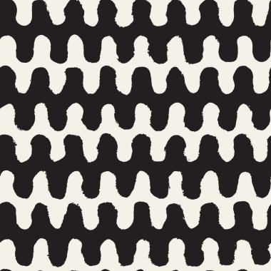 Vektörsüz el boyaması desen. Fırça darbeleriyle soyut dekoratif arka plan. Modaya uygun tek renkli el yapımı doku..