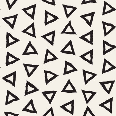 Vektörsüz el boyaması desen. Fırça darbeleriyle soyut dekoratif arka plan. Modaya uygun tek renkli el yapımı doku..