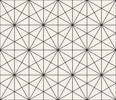 Vektör kusursuz desen. Geometrik soyut elementler tekrarlanıyor. Modaya uygun tek renkli arkaplan tasarımı.