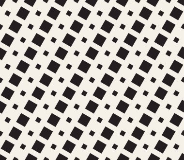 Vektör kusursuz desen. Geometrik soyut elementler tekrarlanıyor. Modaya uygun tek renkli arkaplan tasarımı.