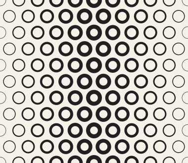 Vektör kusursuz desen. Geometrik soyut elementler tekrarlanıyor. Modaya uygun tek renkli arkaplan tasarımı.