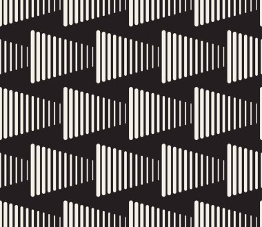 Vektör kusursuz desen. Geometrik soyut elementler tekrarlanıyor. Modaya uygun tek renkli arkaplan tasarımı.