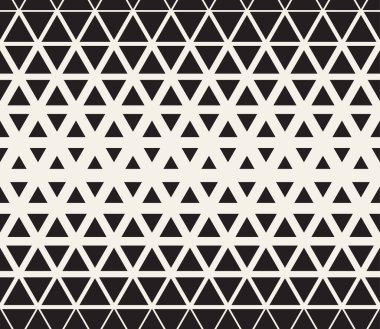 Vektör kusursuz desen. Geometrik soyut elementler tekrarlanıyor. Modaya uygun tek renkli arkaplan tasarımı.