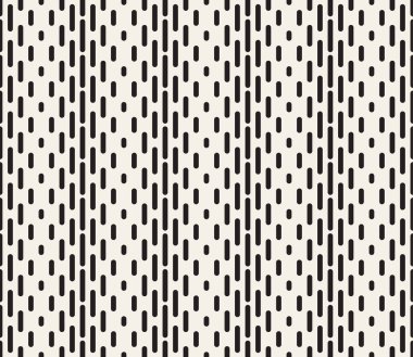 Vektör kusursuz desen. Geometrik soyut elementler tekrarlanıyor. Modaya uygun tek renkli arkaplan tasarımı.